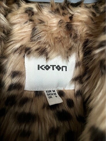 xs Beden koton leopar kürk