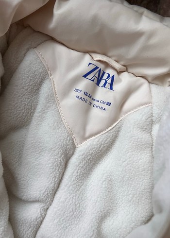 Zara Kürklü Beyaz Bebek zara kar tulum
