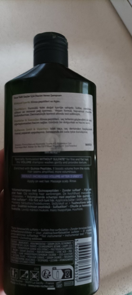 Yves Rocher Hacim Veren Sülfatsız Şampuan Sıfır - Görsel 3