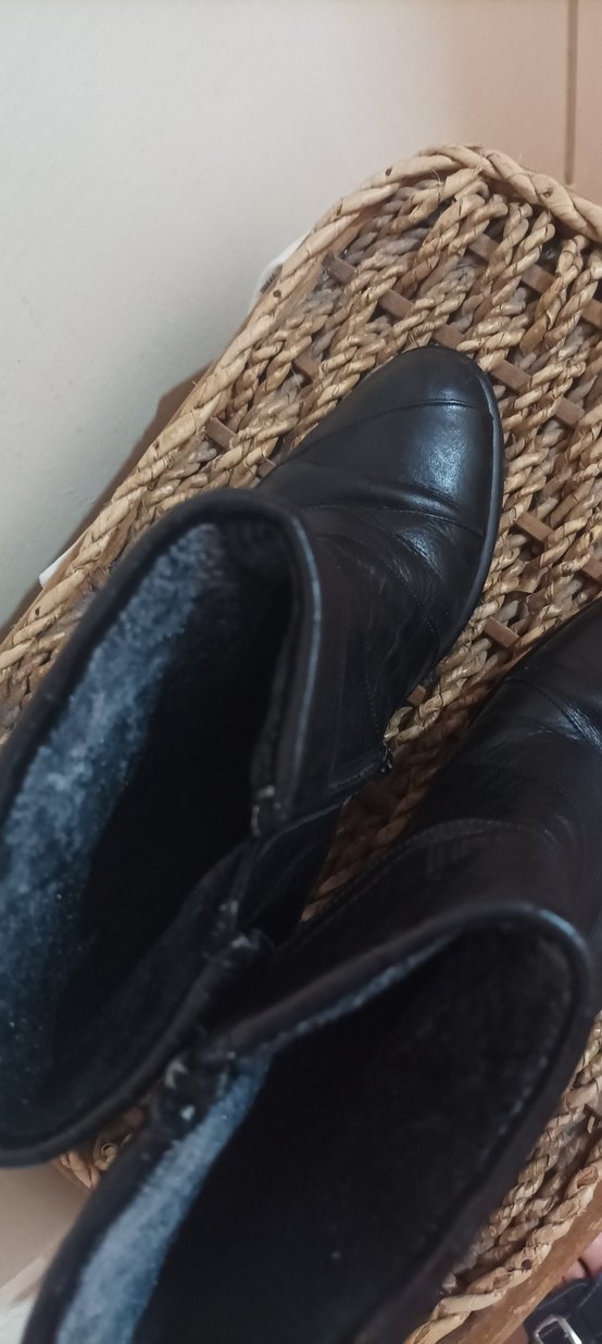 Kadın Siyah Hakiki Deri Dizüstü Çizme - Görsel 2