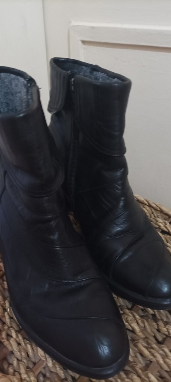 Kadın Siyah Hakiki Deri Dizüstü Çizme - Görsel 5