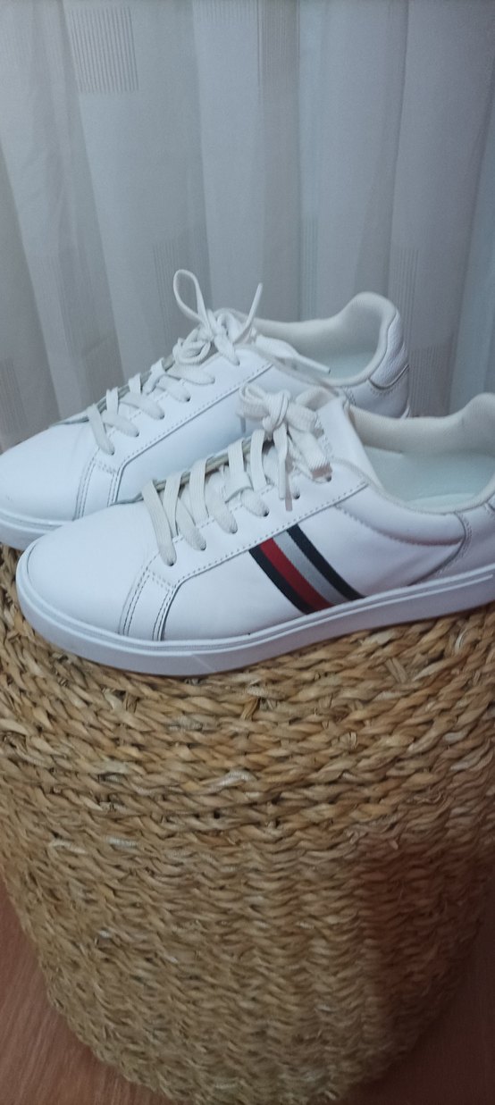 Tommy Hilfiger Hakiki Deri Sneaker Ayakkabı - Görsel 2