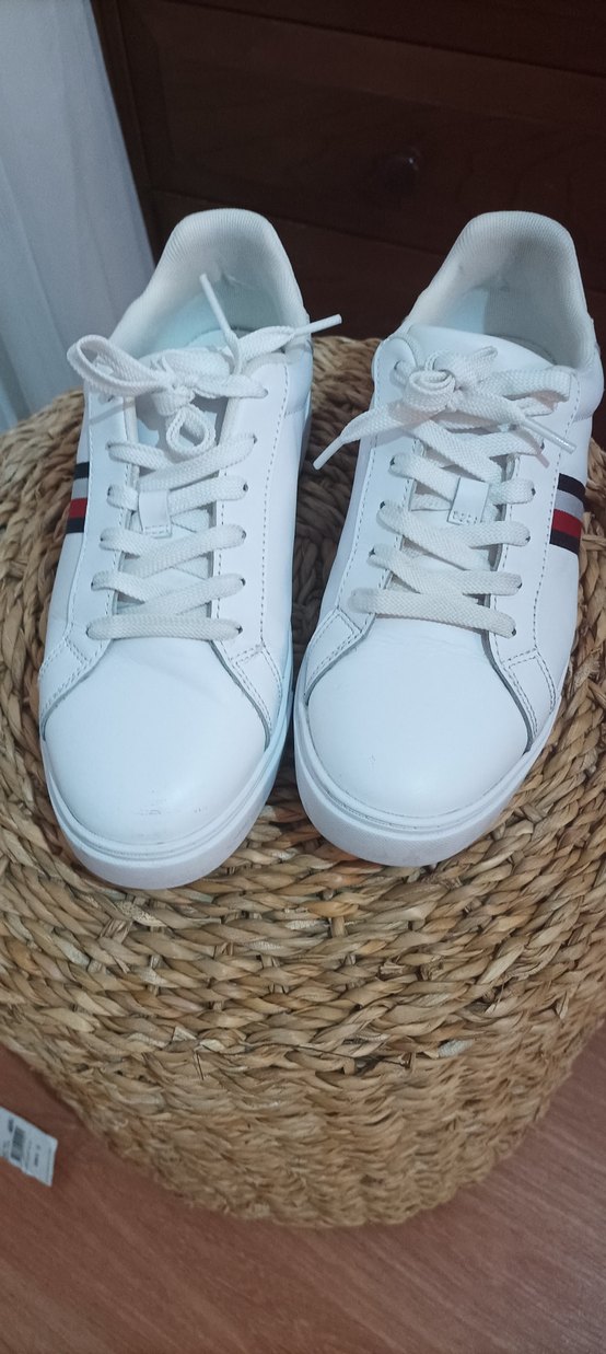 Tommy Hilfiger Hakiki Deri Sneaker Ayakkabı - Görsel 5