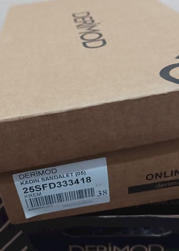 Bej Deri Kadın Dolgu Topuklu Sandalet - Görsel 5