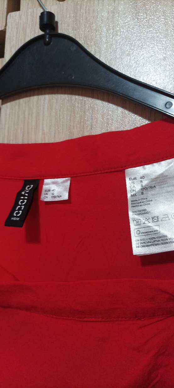 Kırmızı Uzun Drapeli Kadın Etek - Görsel 4