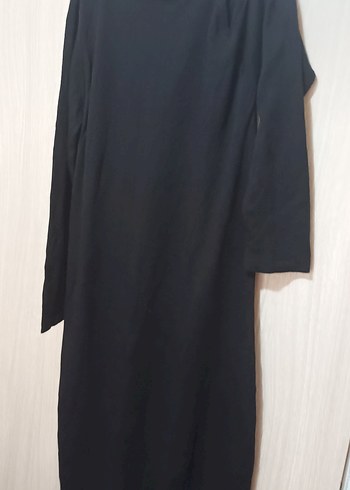NG Style Siyah Maxi Omuz Detaylı Kadın Triko Elbise