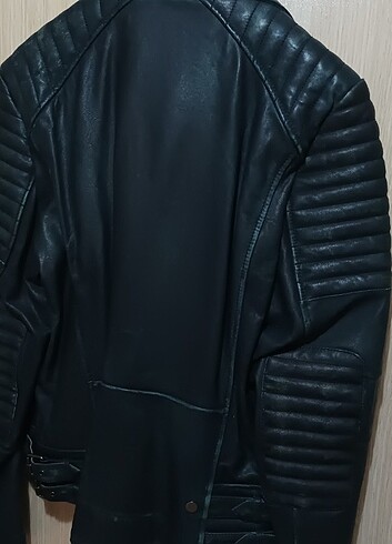 Sıfır! Desa marka deri motorcu montu - Görsel 5