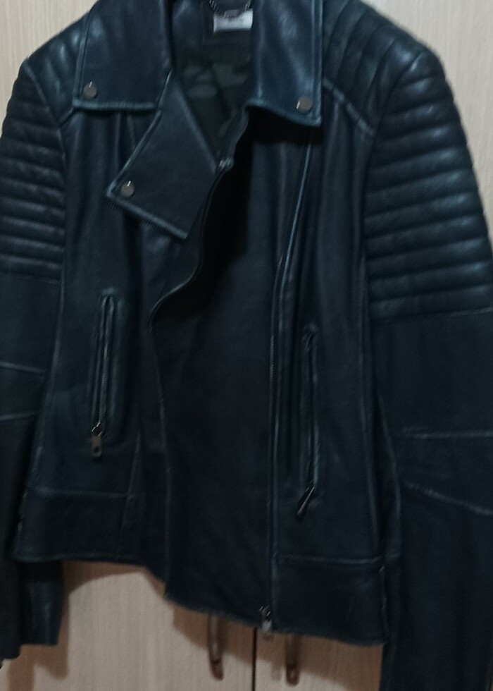 Sıfır! Desa marka deri motorcu montu - Görsel 2