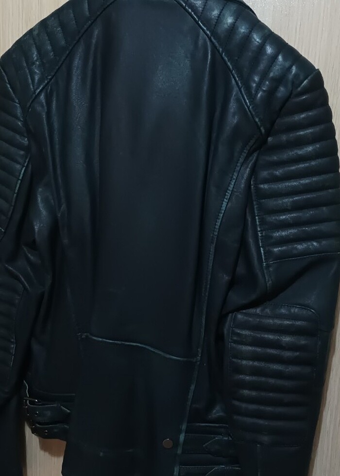 Sıfır! Desa marka deri motorcu montu - Görsel 5