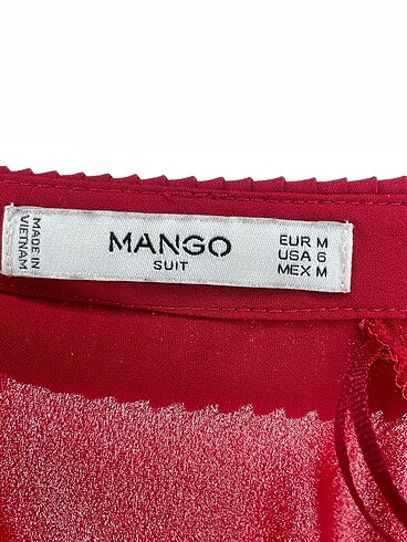 m Beden kırmızı Renk Mango Bluz %70 İndirimli.