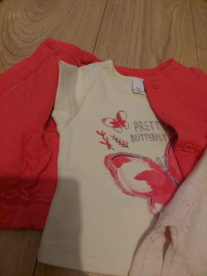 Kız Bebek Uzun Kollu Kırmızı Takım - Görsel 5