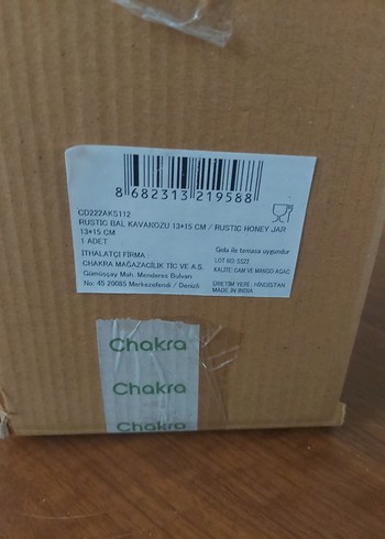 Chakra Ahşap Kapaklı Bal Kavanozu - Görsel 5