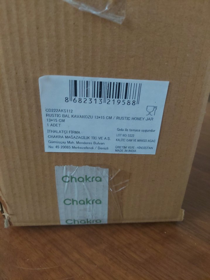 Chakra Ahşap Kapaklı Bal Kavanozu - Görsel 5