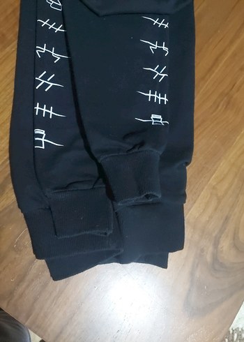 Siyah Kapüşonlu Uzun Kollu Baskılı çocuk Sweatshirt - Görsel 6