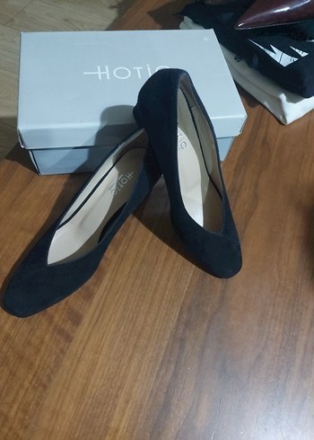 Hotiç Siyah Süet Kadın Topuklu Stiletto - Görsel 2