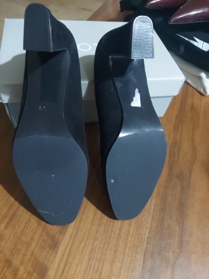 Hotiç Siyah Süet Kadın Topuklu Stiletto - Görsel 5