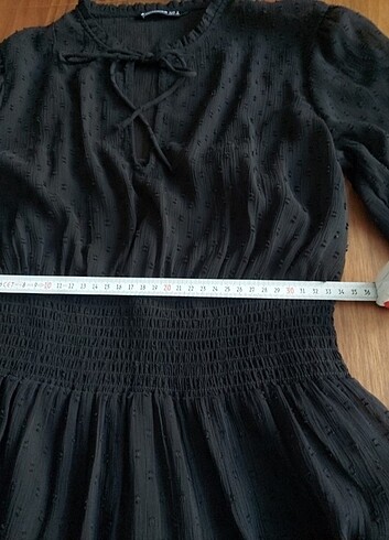 Stradivarius marka sifon elbise - Görsel 4