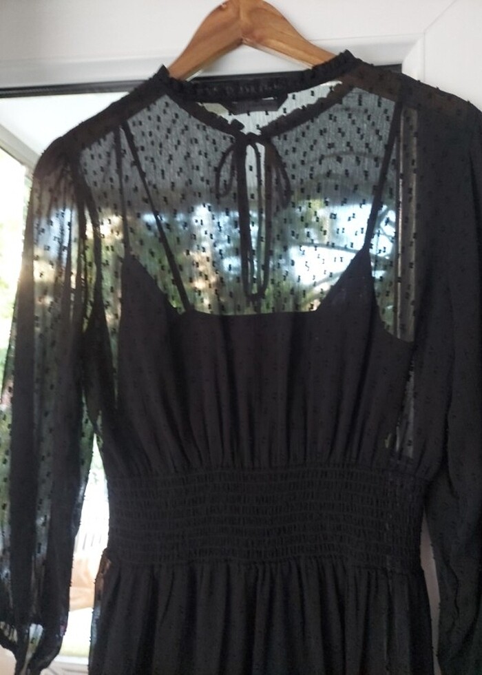 Stradivarius marka sifon elbise - Görsel 2