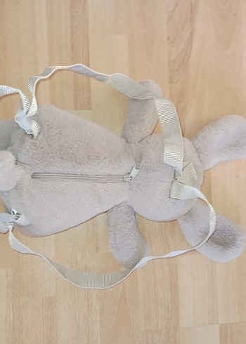 Bej Gri Peluş Sırt Çantası Ve Peluş oyuncaklar - Görsel 2