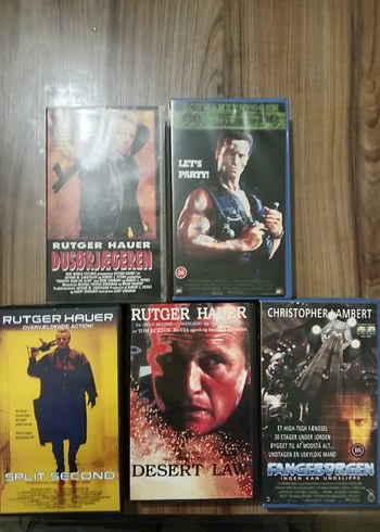 Rutger Hauer, Arnold VHS Kaset Koleksiyonu - Görsel 2