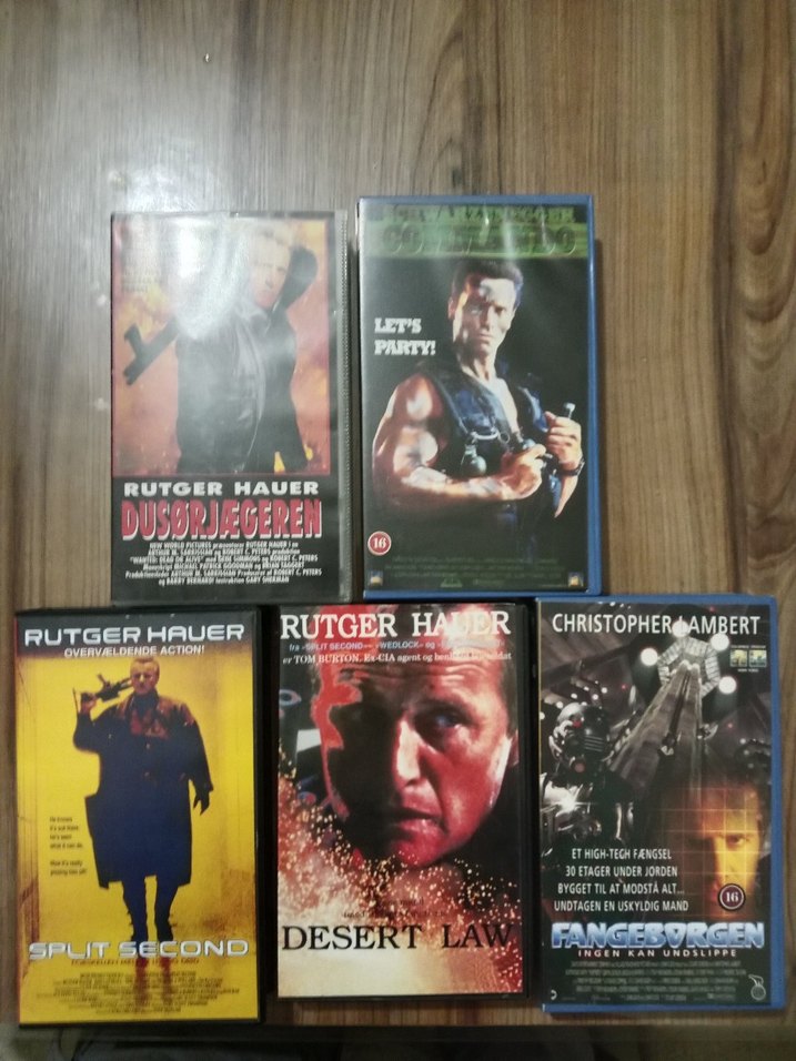 Rutger Hauer, Arnold VHS Kaset Koleksiyonu - Görsel 2