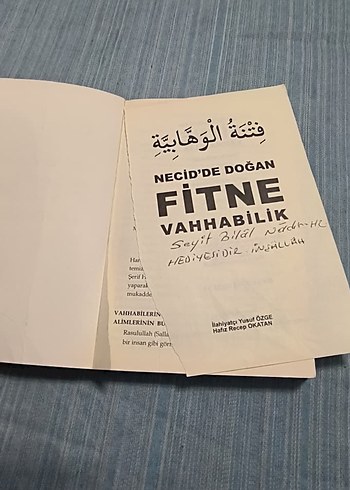 Beden Necid'de Doğan Fitne Vahhabilik Kitabı