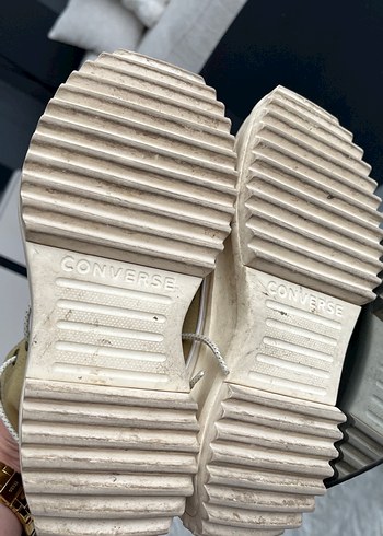 39 Beden haki Renk Converse Kadın Bej Spor Ayakkabı