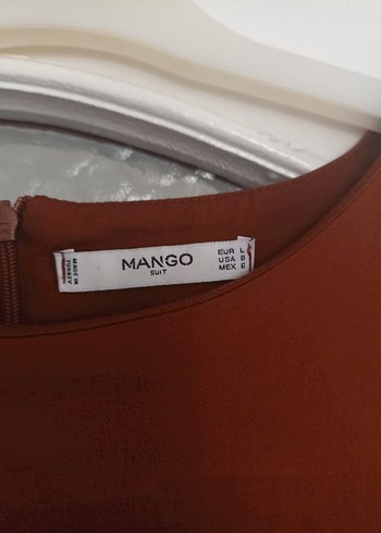 40 Beden bordo Renk MANGO KADIN TUNİK ELBİSE