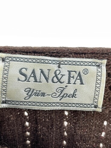 universal Beden kahverengi Renk Vintage Love Kazak / Triko %70 İndirimli.