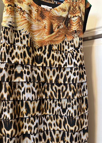 Bohem Yılan Desenli dizde elbise - Görsel 5