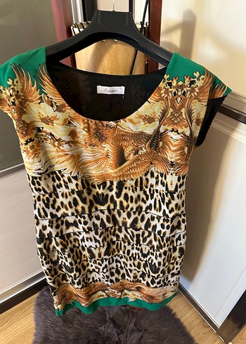 Bohem Yılan Desenli dizde elbise - Görsel 6