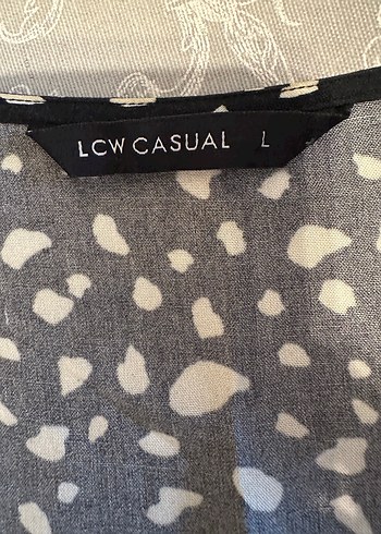 Uzun Kol Siyah Desenli Salaş Elbise - Görsel 5