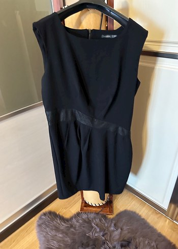 Siyah Kemerli midi Abiye Elbise kalıbı dar 40 beden için uygun - Görsel 4