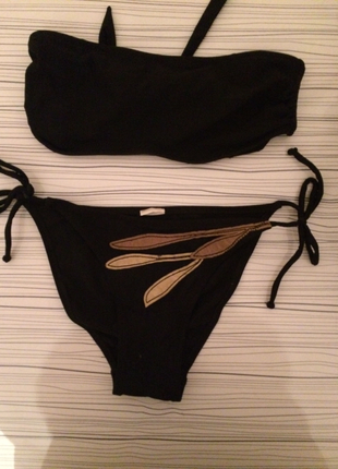 Diğer Siyah straplez bikini 