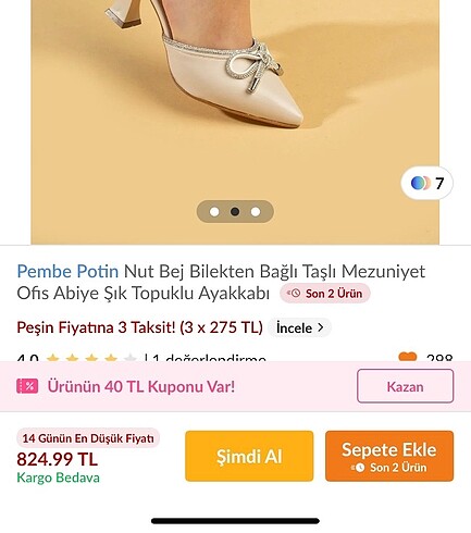 37 Beden Ayakkabı topuklu