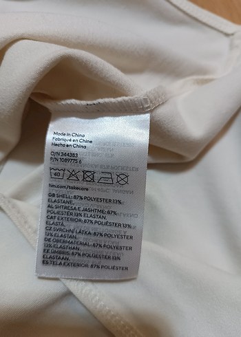 m Beden ekru hm bodysuit