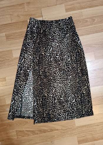 leopar desenli etek