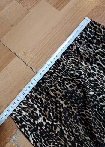 m Beden leopar desenli etek