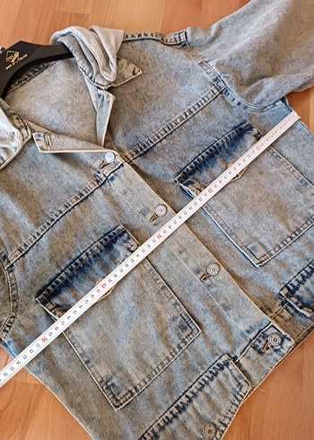 Diğer Düğmeli Kadın Denim Ceket