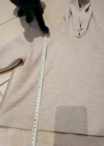 Gri Kapüşonlu Salaş Sweatshirt - Görsel 6