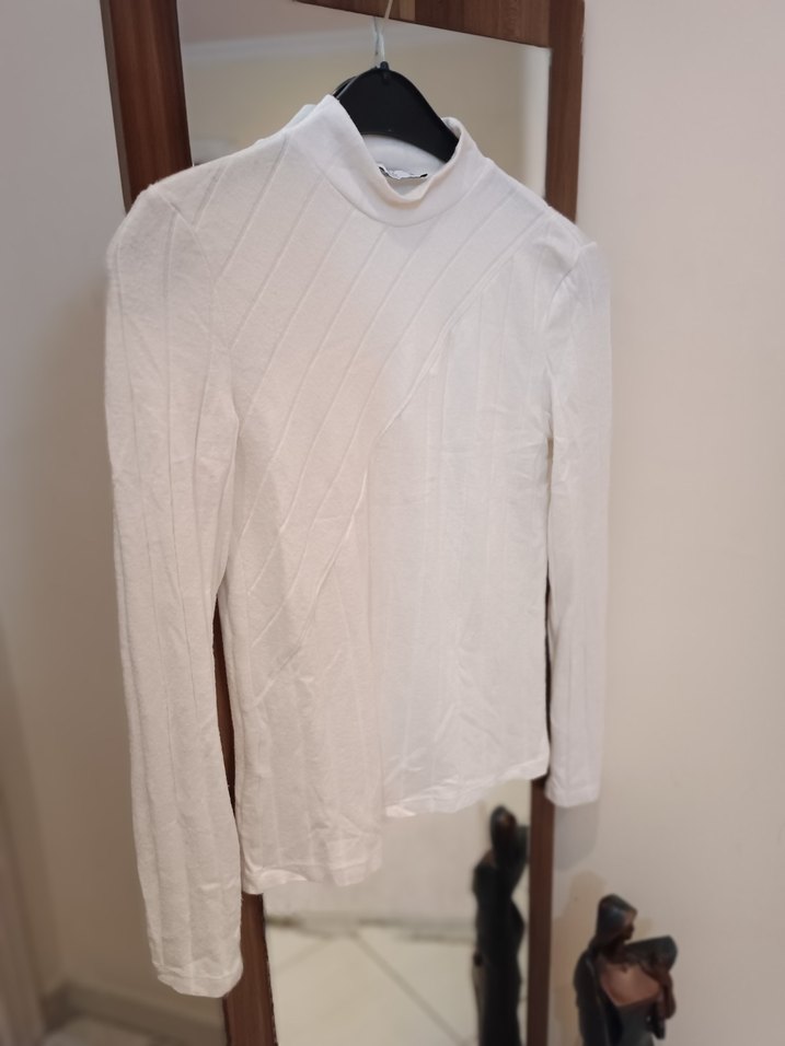 mango beyaz bluz - Görsel 4