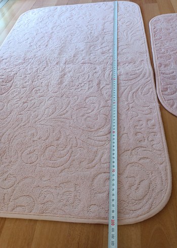 Beden Pastel pembe Banyo Paspası Seti
