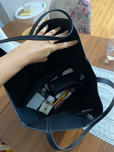 Mango Siyah kol çantası