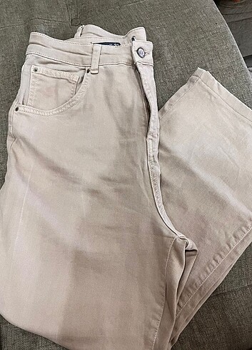 xl Beden ten rengi Renk Kadın pantolon 