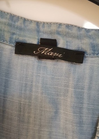 Mavi Jeans Açık Mavi Denim Midi Kadın Elbise s yazıyor ama m uyumlu