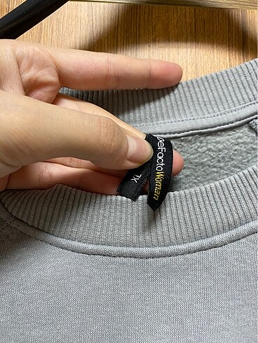 xl Beden gri Renk defacto sweatshirt