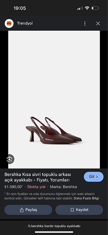 Bershka bordo topuklu ayakkabi