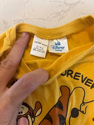 24-36 Ay Beden sarı Renk Lcw pijama