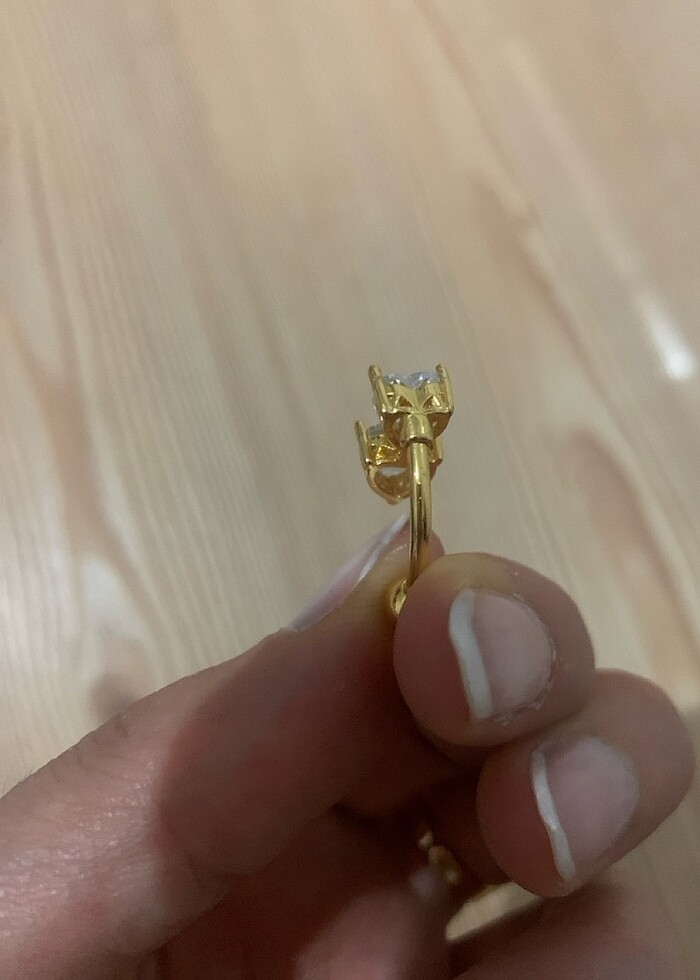 Çelik göbek piercing - Görsel 4