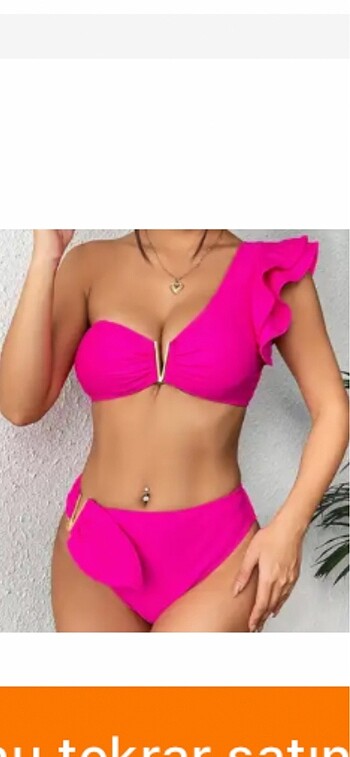 Fuşya pembe bikini